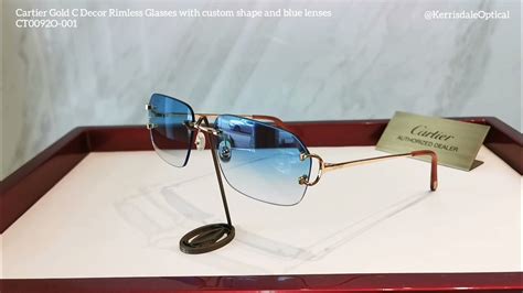 cartier glasses black friday|cartier c decor rimless glasses.